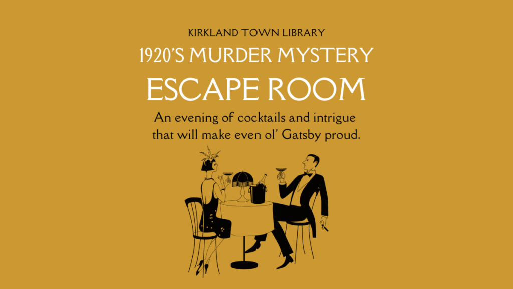 1920s Murder Mystery Escape Room