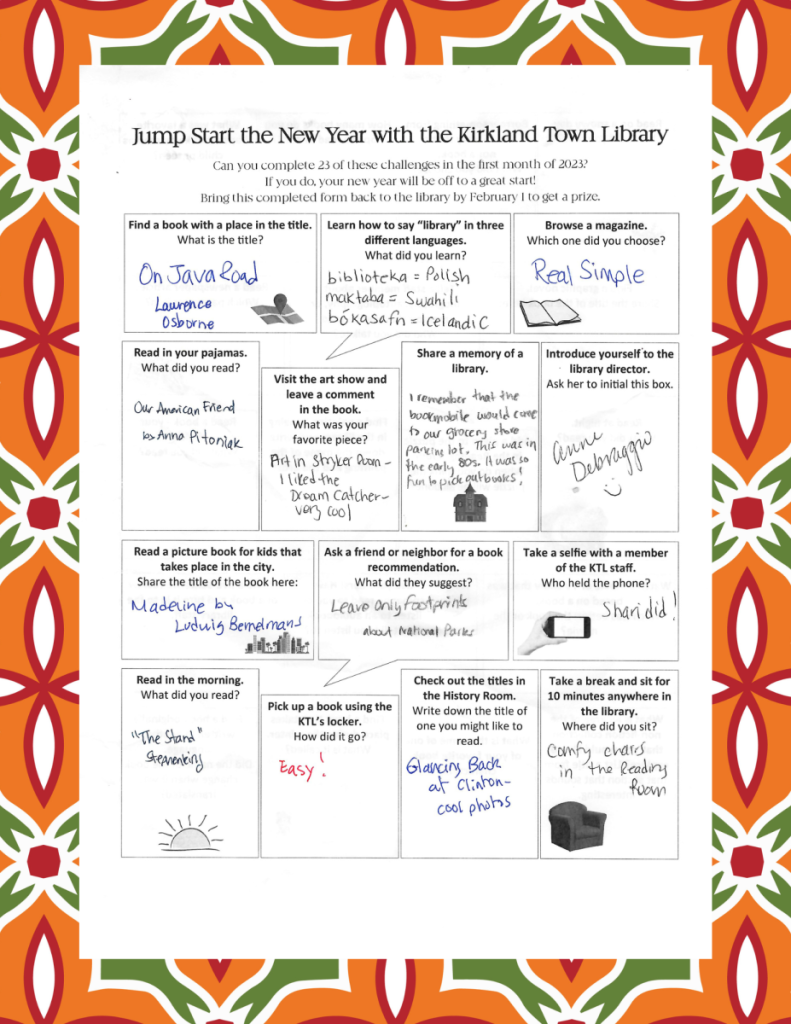 Jump Start the New Year Challenge