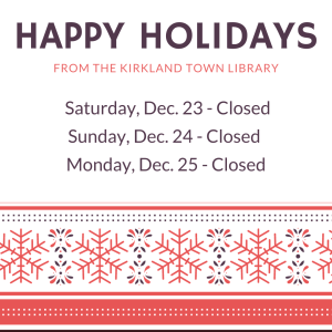 Closed for Christmas