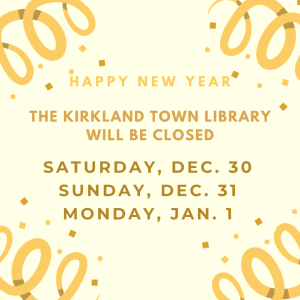 Closed for New Year